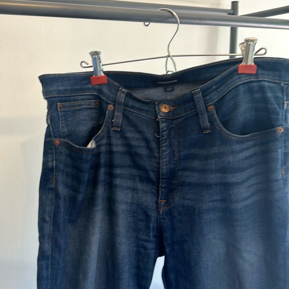 J.Crew Billie Demi denim boot crop jeans size 32